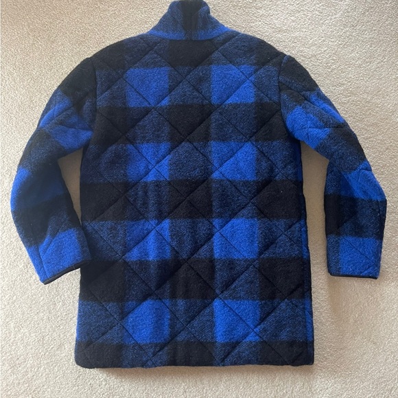 Wilfred Free Blue Buffalo check coat - Picture 2 of 5